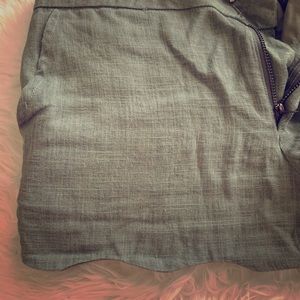Boutique green scalloped shorts